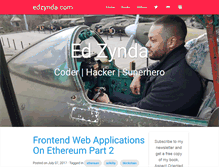 Tablet Screenshot of edzynda.com